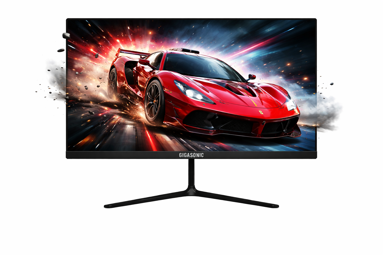 GIGASONIC 21.5 Inch FHD IPS Monitor Black