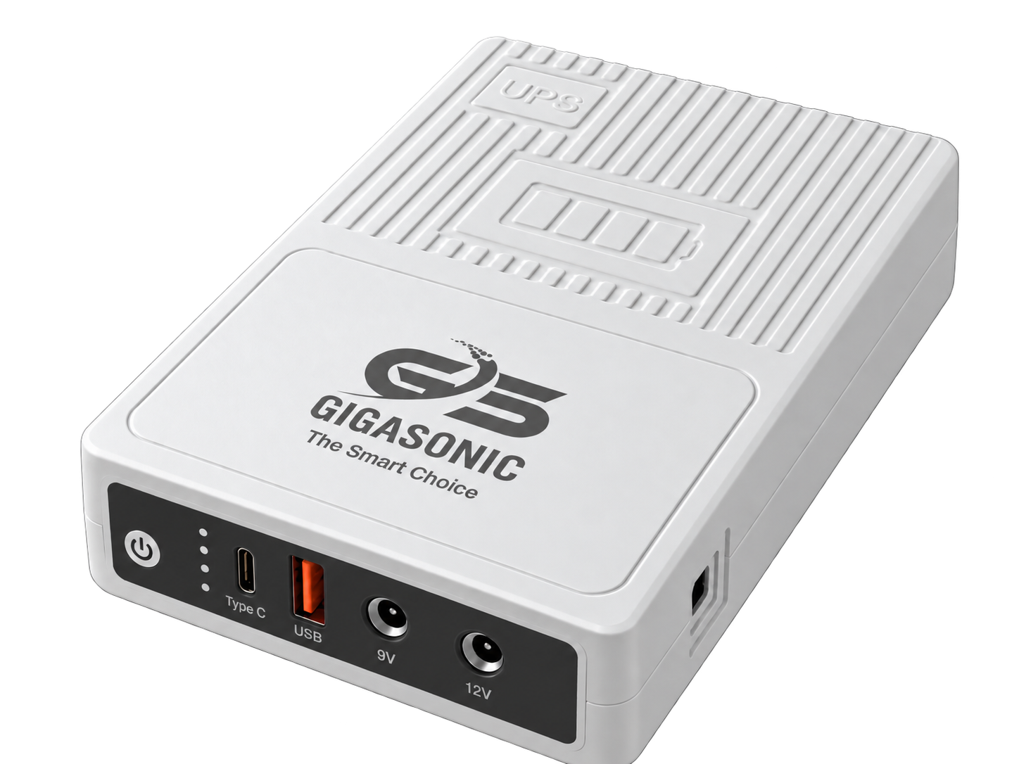 GIGASONIC Mini UPS DC 10400mAh Backup for Wi-Fi Routers
